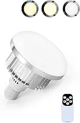 Lâmpada LED E27 de 85 W para kit de iluminação de guarda-chuva/softbox, temperatura de cor regulável 2700-6500 K, lâmpadas de controle remoto para estúdio de fotografia e vídeo, fotografia de