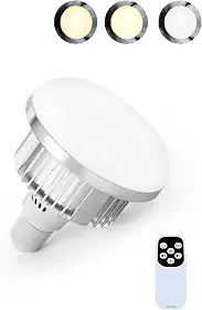 Lâmpada LED E27 de 85 W para kit de iluminação de guarda-chuva/softbox, temperatura de cor regulável 2700-6500 K, lâmpadas de controle remoto para estúdio de fotografia e vídeo, fotografia de