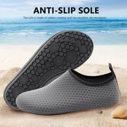 Image of Water Shoes for Women Men Quick-Dry Barefoot Aqua Socks Swim Pool Non Slip Surf Yoga Exercise Outdoor Trave Essentials