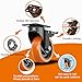 4 Inch Caster Wheels, Heavy Duty Casters Set of 4 Locking Casters Swivel Polyurethane(PU) Industrial Wheels, Castor Wheel for Cart Furniture and Workbench