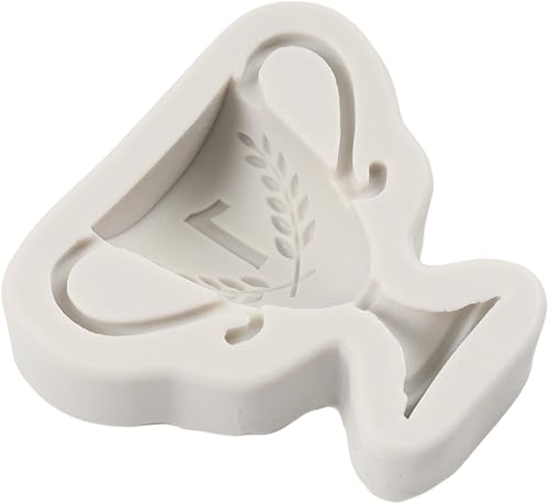 Miniatura 6 de Trofeo Molde de silicona para fondant para decoración de pasteles, decoración de cupcakes, chocolate, caramelo, azúcar, artesanía, polímero, resina,
