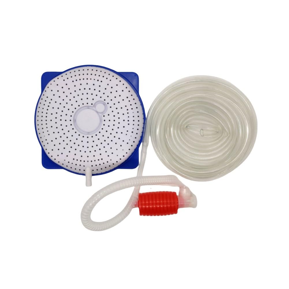 Kit de pompe siphon de piscine sans électricité, élimination manuelle de l'eau pour les couvertures de piscine avec tuyau de 15 cm, utilisation facile pour l'hivernage et le nettoyage