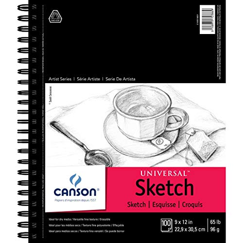 Canson Artist Series Universal Sketch Pad 9x12'