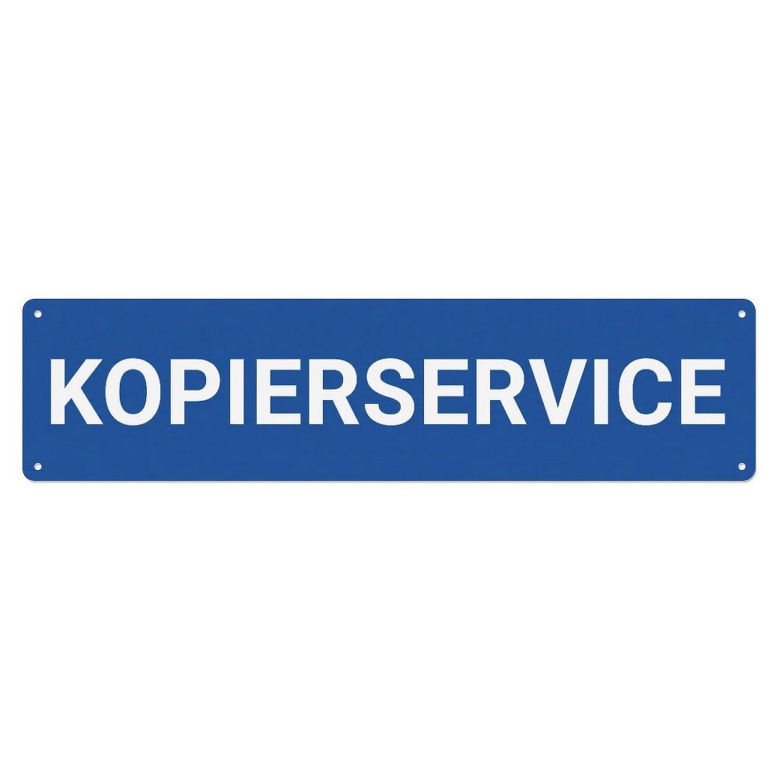 Kopierservice Copy Center Services Metal Tin Sign