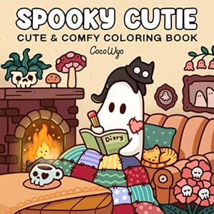 Spooky Cutie: Coloring Book for Adu...
