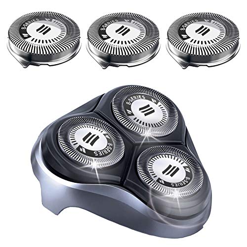 HQ8 Replacement Heads compatible with Philips Norelco Electric Razor Aquatec Shavers Blades for PT720 AT880 AT810 Heads, OEM HQ8/52 (3 Pack)
