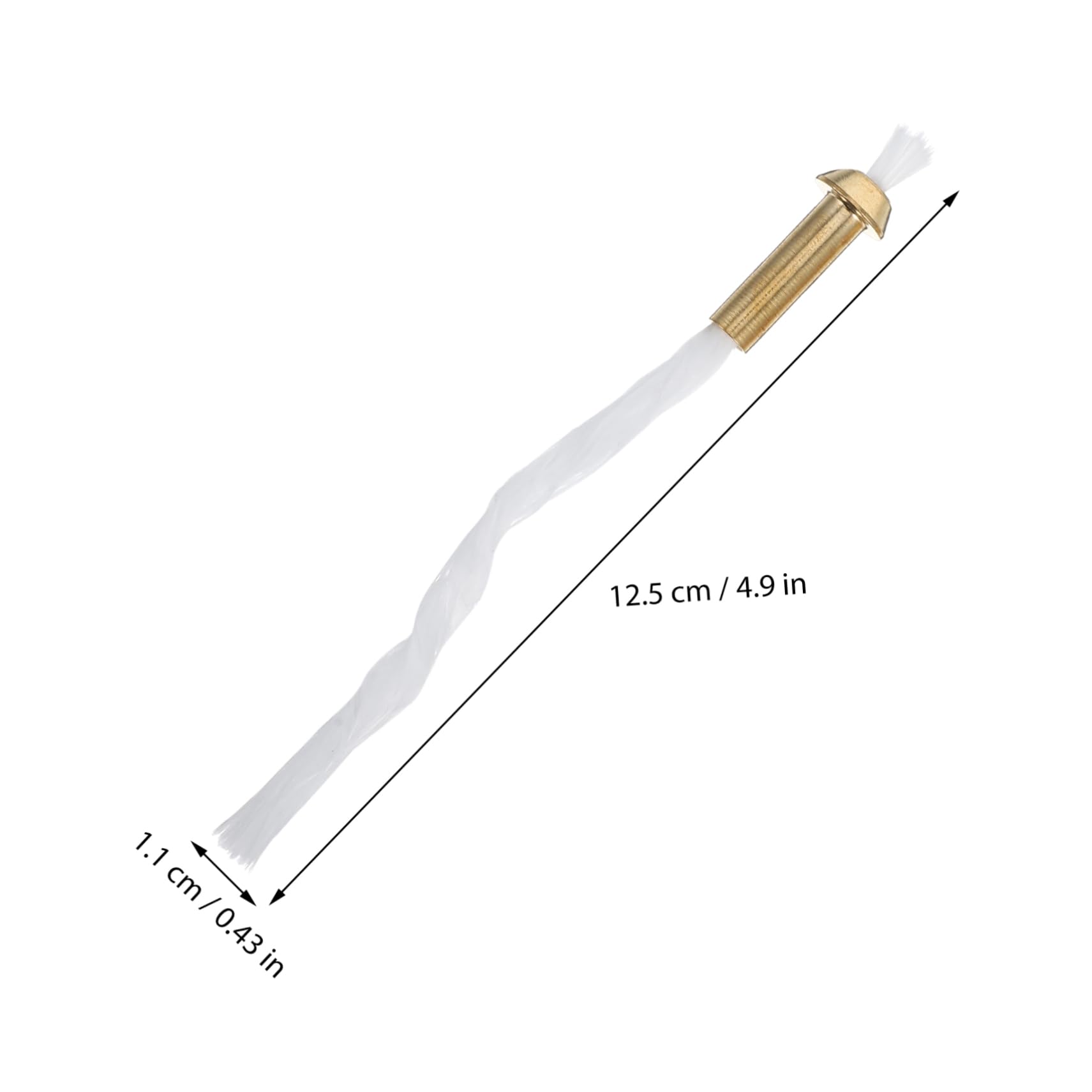 DOITOOL Copper Tube Wick Replacement for Oil Lamps for Hurricane Lamp Labs Cotton Wick and Kerosene Lantern Easy Install