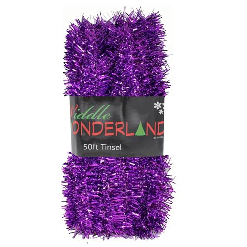 Widdle Gifts Violettes Lametta, extra lang, 15 m,...