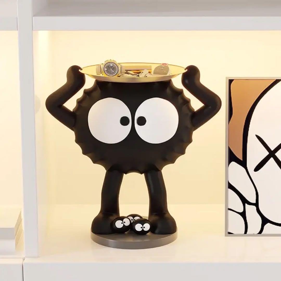 となりのトトロのフィギュア、小トト、まっくろくろすけのセット となりのトトロのフィギュア、小トト、まっくろくろすけのセット