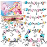 BIIB Unicorn Gifts for Girls, Bracelet Jewellery Making Kit, Stocking Stuffer for Teenage Girls, Arts and Crafts for Kids 5 6 7 8 9 10 Age, Girl Toys Christmas Gifts Birthday Presents