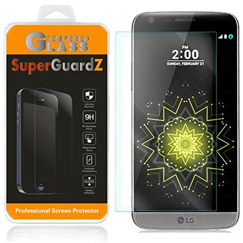 [2-Pack] for LG G5 - SuperGuardZ® Tempered Glass Screen Protector, 9H, 0.3mm, 2.5D Round Edge, Anti-Scratch, Anti-Bubble