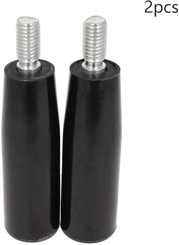 Miniatura 2 de Bettomshin 2 piezas M10 - Manija giratoria para máquina de volante, 3.15 pulgadas/3.150 in, baquelita negra, torno universal, manivela giratoria