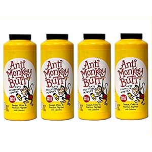 Anti-Monkey Butt Powder 6-Ounce Bottle of Calamine Powder, 4-Pack
