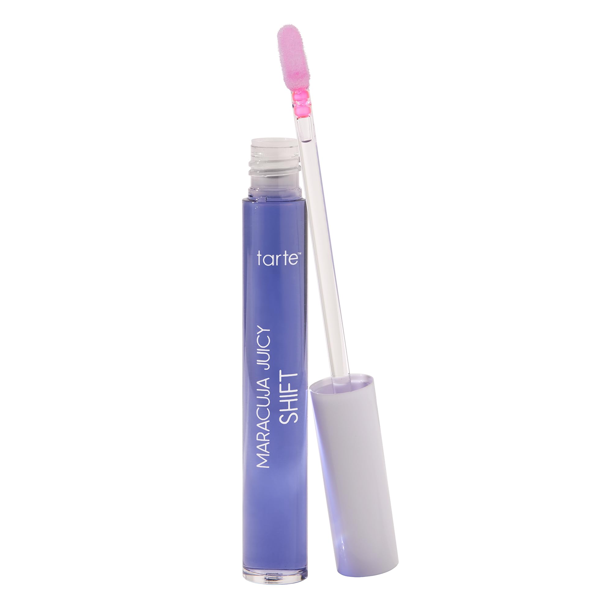 tarte maracuja juicy lip cheek shift pH-Powered Lip Gloss Balm with Vitamin E Hyaluronic Acid for Smooth Moisturized