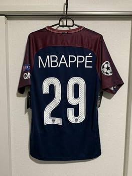 正規品　17-18 PSG ムバッペ ホーム ユニフォーム NIKE パリサンジェルマン 17/18 ユニフォーム ホーム 半袖