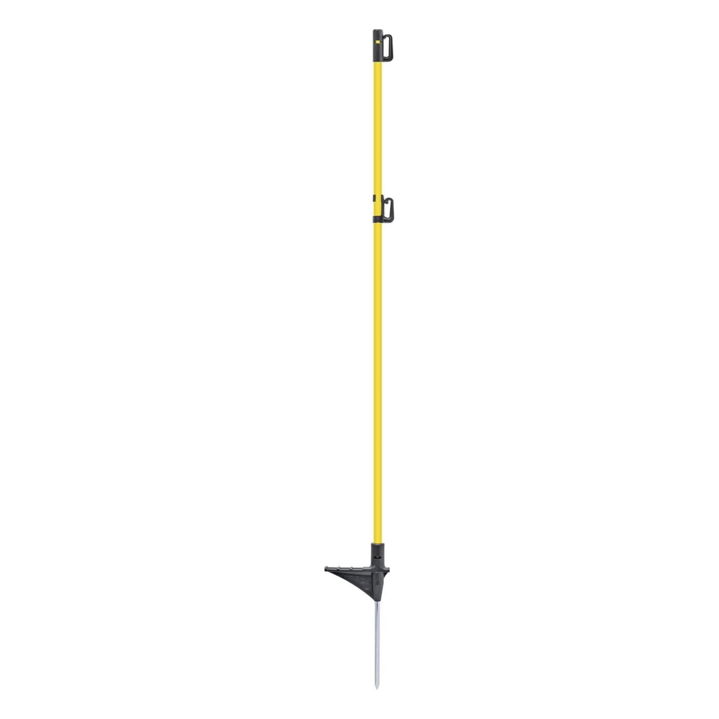 VOSS.farming 10x Poste para Pastor eléctrico Ovalado, Largo 110cm, Punta metálica