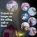 Projectables Disney Frozen 2 LED Projector Night Light, Plug-In, Dusk-to-Dawn, Elsa, Anna, and Olaf, Ideal for Hallway, Bedroom, Nursery, or Playroom – 45028