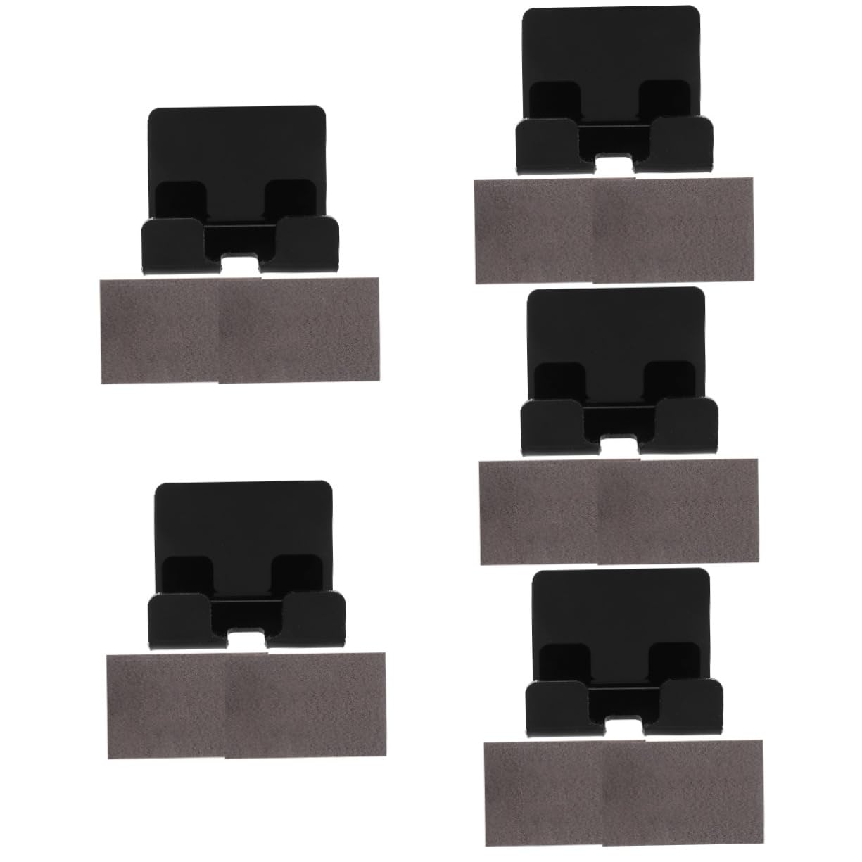 Gatuida 5 Uds Soporte De Pared para Teléfono Móvil Soporte De Espejo para Teléfono Soporte De Carga De Teléfono Adhesivo Soporte De Carga para Montaje En Pared Soporte De Pared para