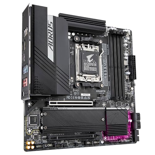 GIGABYTE B650M AORUS ELITE Scheda madre - Supporta CPU AMD Ryzen 9000, VRM a 12+2+2 fasi, fino a 8000 MHz DDR5, 1xPCIe 5.0 + 1xPCIe 4.0 M.2, LAN 2.5GbE, USB 3.2 Gen 2x2 - Scheda madre - Immagine 6