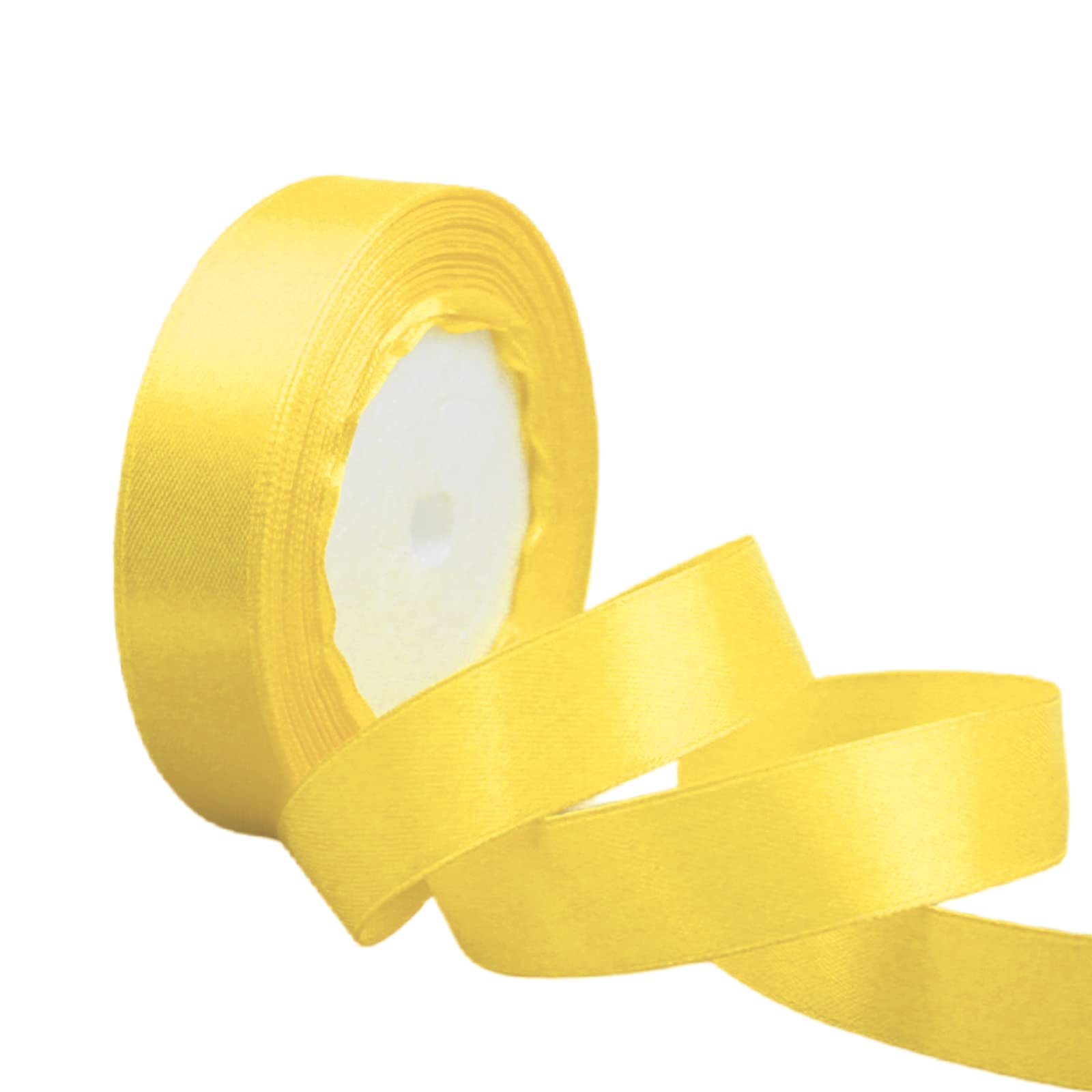 Champagne Gold Satin Ribbon 10mm, 23 Meters Champagne Fabric Ribbons Double Sided Silk Ribbons for Gift Wrapping, Crafting, Hair Bows, Balloons, Wreaths, Cakes, Wedding Party, Christmas Decoration — view 231