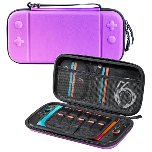 TERIOS Carry Case with Game Card and Micro SD Card Slots for Switch2 and OLED Model (Gradient*light purple) TERIOS Carry Case with Game Card and Micro SD Card Slots for Switch2 and OLED Model (Gradient*light purple)
