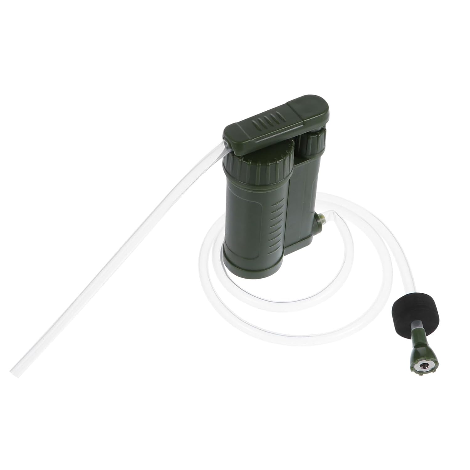 Generic Portable Water Purifier Pump Camping Water Filter Lightweight Outdoor Emergency Filter for Hiking and Travel with Safe Materials and Compact Design