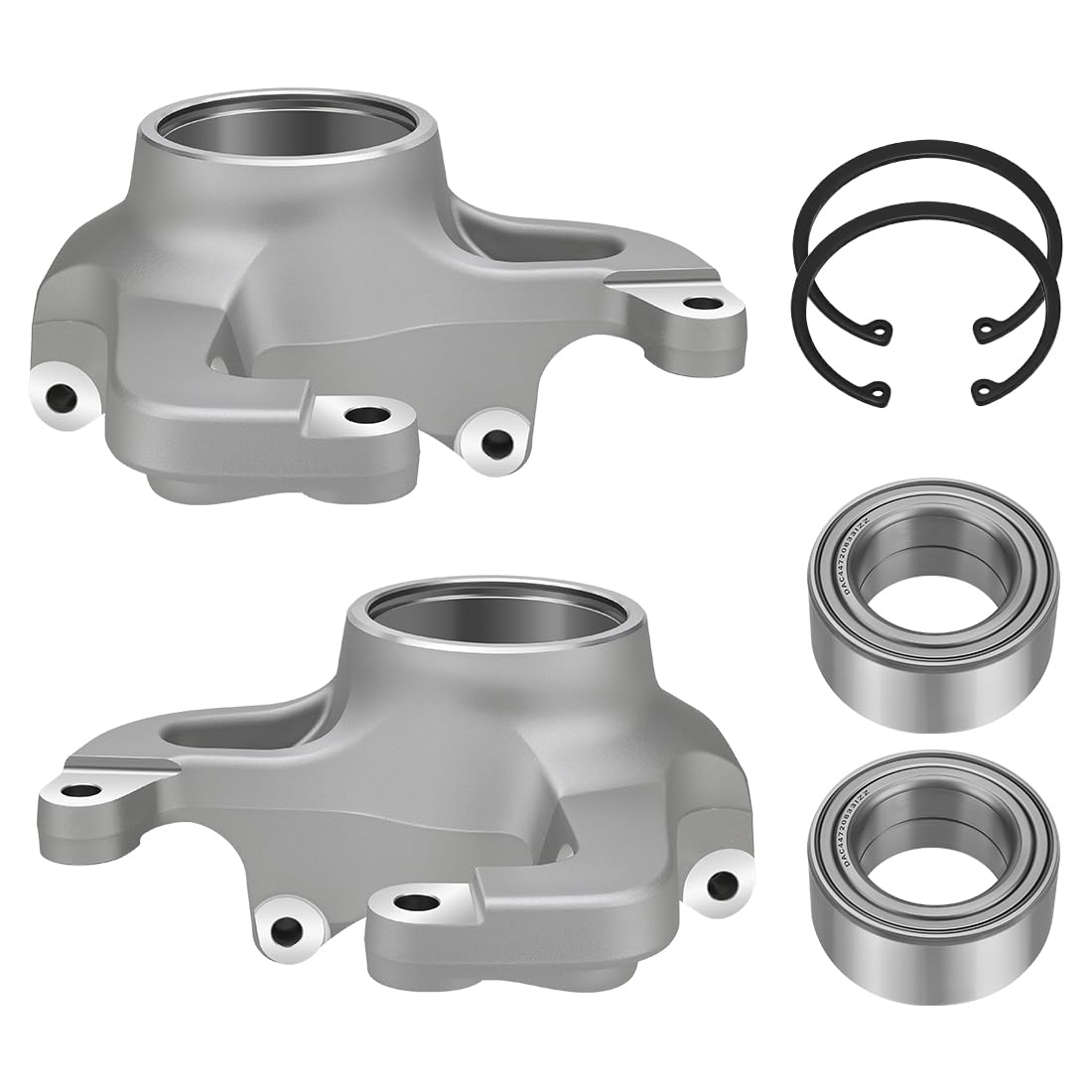 Knuckle de Direction Avant Gauche et Droit avec Kit de Roulements convient pour Polaris Sportsman Scrambler 550 850 1000 2009-2025 1822945 1822946