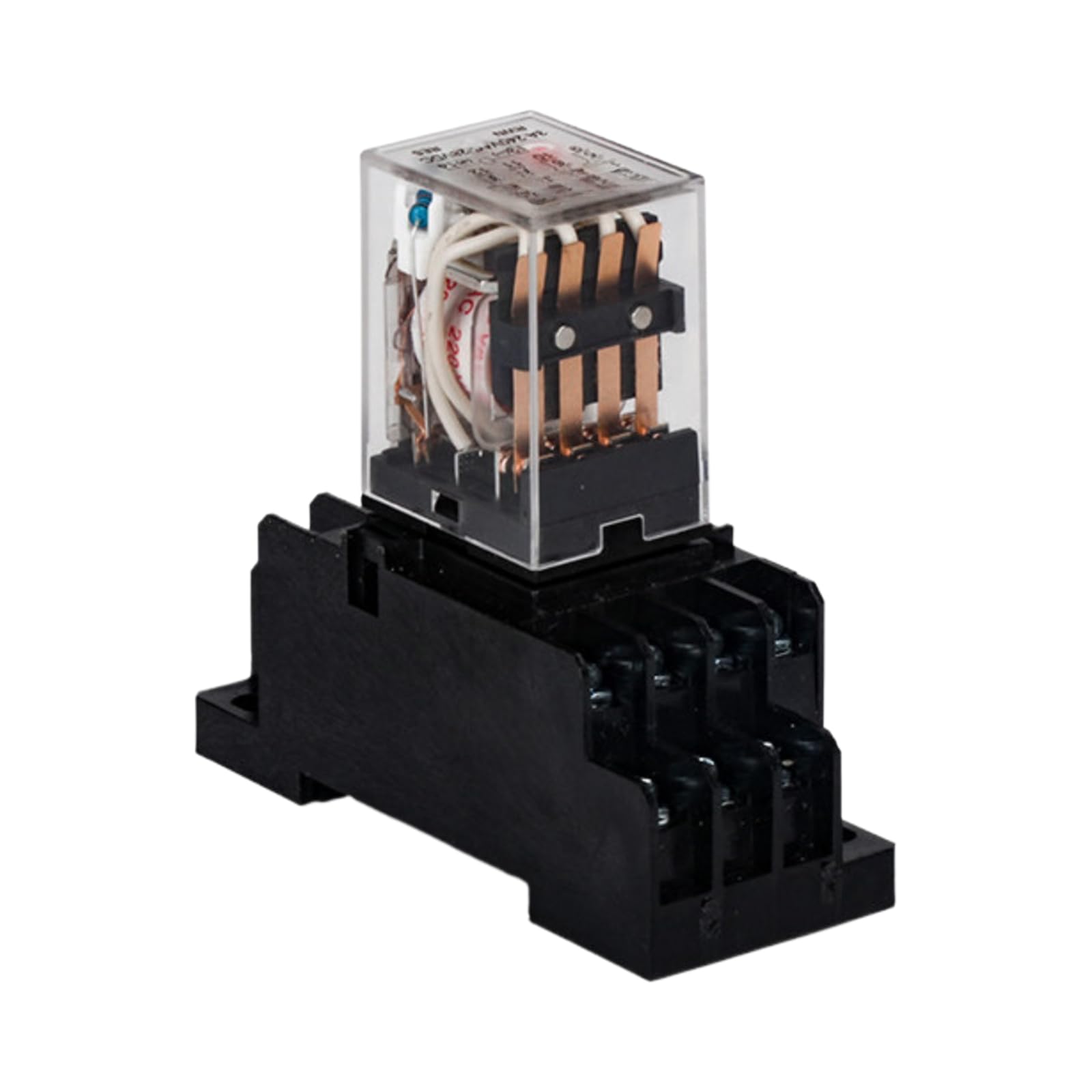 Relais intermédiaire de commande électromécanique AC24V 14 broches - 2