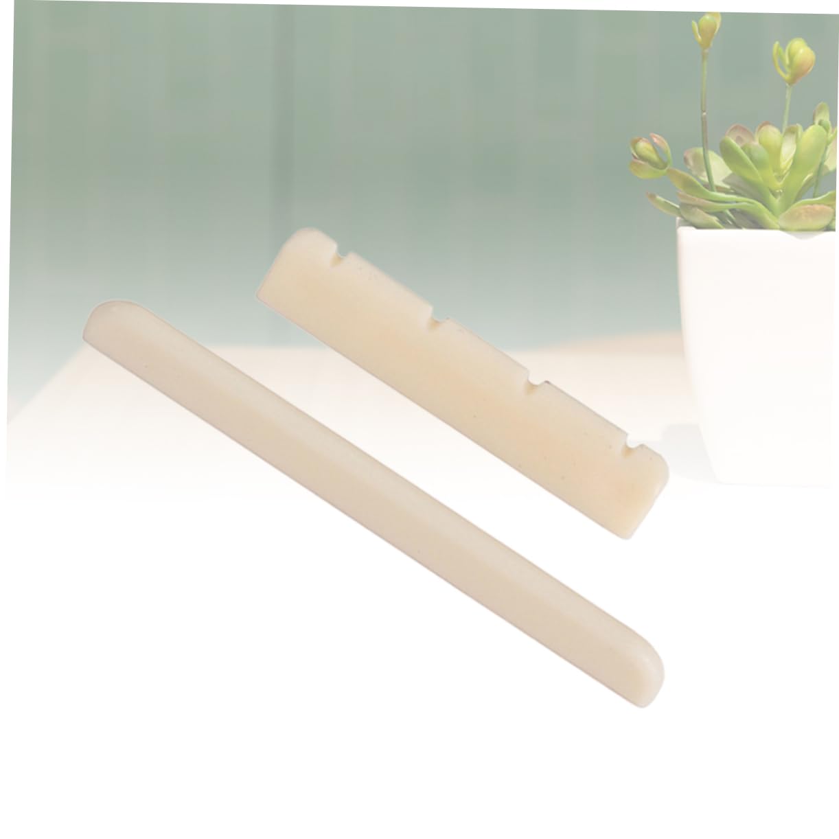 Generic Gl72 Classical Guitar Saddle and Nut Guitar Accessory Plastic Easy Installation Enhanced Playability
