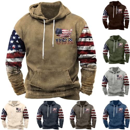 Hoodies For Men Graphic Big And Tall Travel Crewneck Sweatshirts Oversized Pullover Sweatshirt Fall Clothes