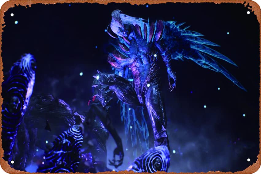 Devil May Cry 5 Nero Devil Trigger Poster Metal Tin Sign Retro Vintage 8x12 Inch Wall Decor