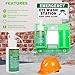 Yzzwer Portable Eyewash Station OSHA-Approved - Wall-Mounted Emergency Eye Wash Flush Bottles Kit 16oz Without Eyewash Solution
