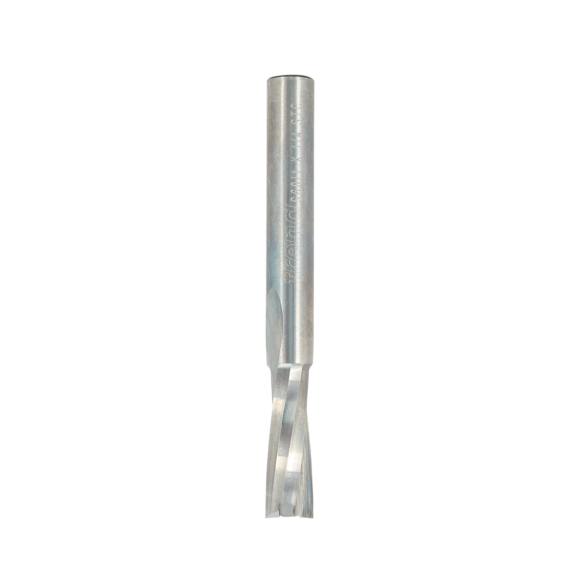 Trend Professional Acrylic Spiral Up-Cut Router Cutter, 1/4 Inch Shank, 3mm Cut Diameter & 12mm Cut Length - Image 2