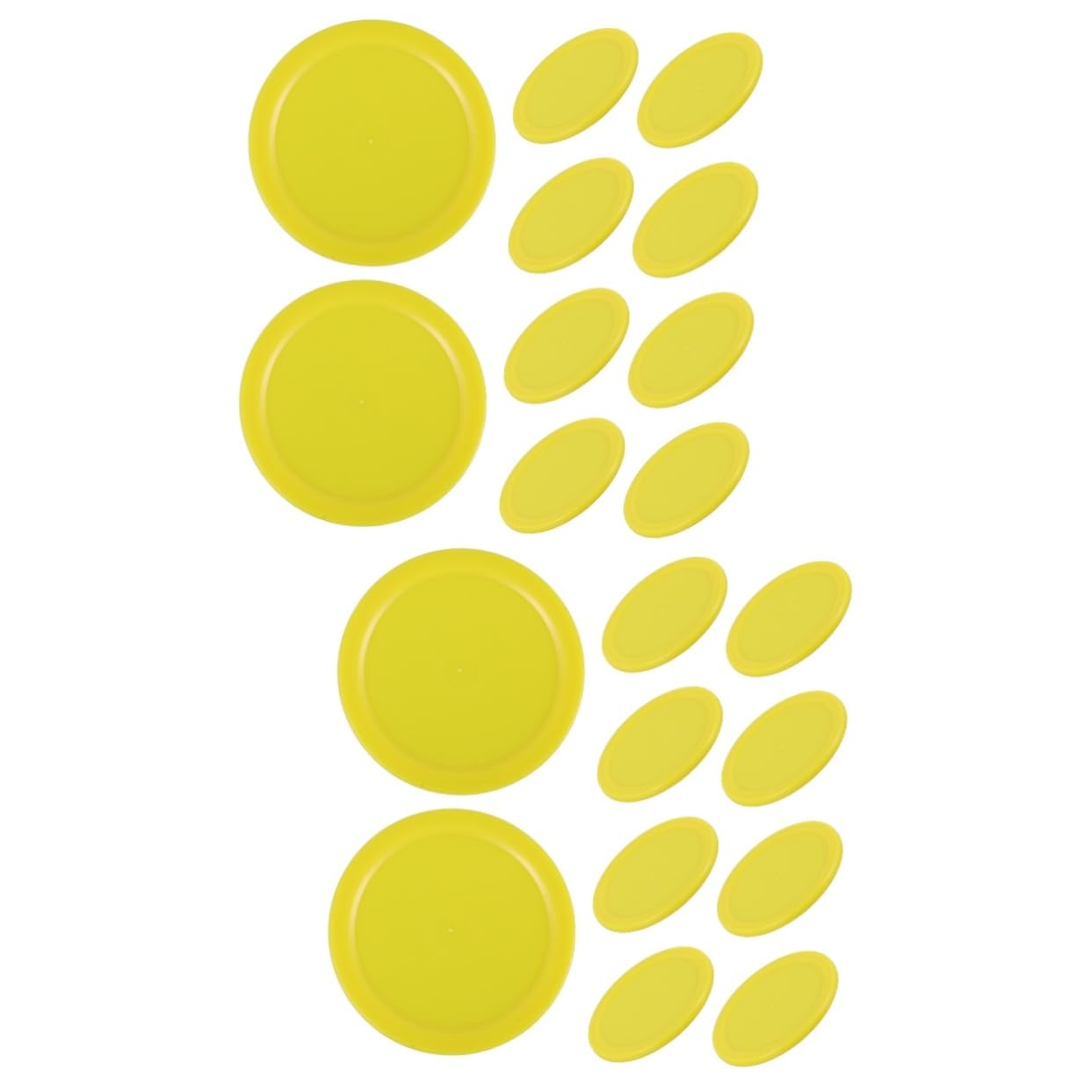 Toddmomy 2sets 10pcs Durable Desktop Ice Hockey Lightweight Plastic Hockey for Tables Replacement for Play 10pcs*2