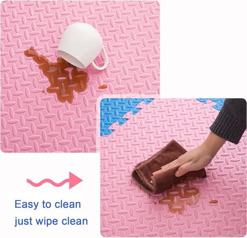 Suelo de espuma EVA protector contra golpes para juegos de bebés en casa 7
