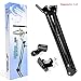 Alltravel Selfie Microphone Arm Stand, Adjustable Desk Suspension Boom Scissor Arm with Mic Clip Holder & Table Mounting Clamp, Heavy Duty Microphone Mount for DJ, Music Recorder and Computer PC Game
