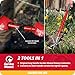 Garden Weasel Rotary Cultivator & Hand Tiller - 2-in-1 | Aerate, Weed, Cultivate, Plant, Reseed | Lawn Reseeding Garden Tool, Garden Soil Loosener | 91206