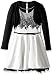 Beautees Big Girls' 2 Pc. Shrug Over Flocked Bodice Skater Dress