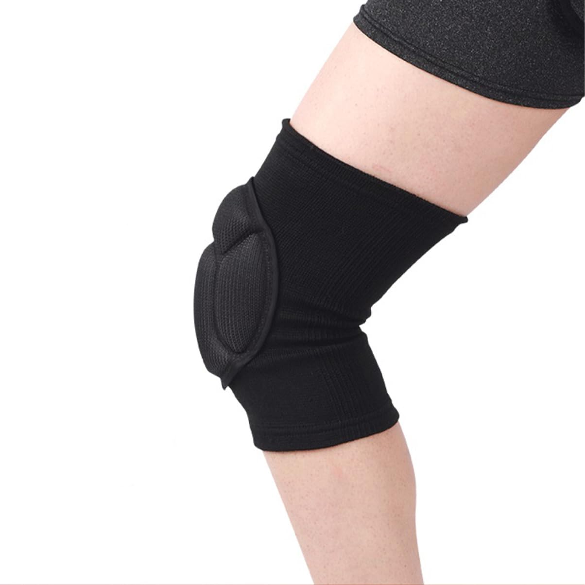 Totority 1Pair Volleyball Knee Pads Dance Protectors Shockproof Elastic Sleeves for Sports Activities Breathable Comfortable for Roller Skating Cycling Basketball and More