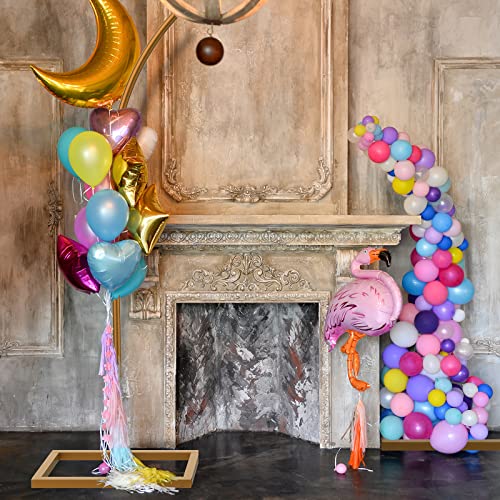 Wedding Arch Backdrop Stand(8Ft&6.8Ft) With Ballon Sets,Metal Wedding Arches For Ceremony,Balloon Arch Stand For Birthday,Wedding,Baby Shower And Any Celebration #TOP5