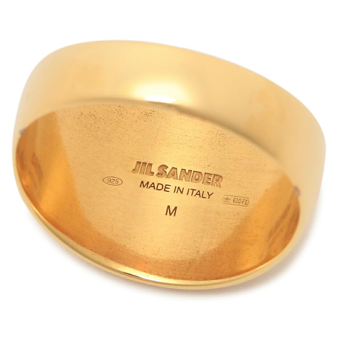 ジルサンダー ゴールドリング サイズM JILSANDER シルバーリング