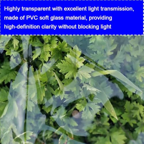 Bâche imperméable pour stopper la pluie sur le balcon avec vinyle transparent anti-vent - 7
