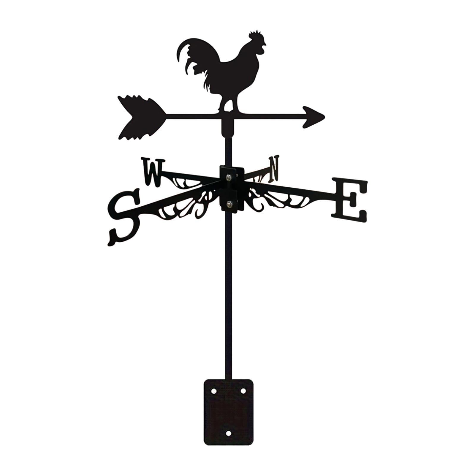 Rooster Weathervane Roof Decor Wind Direction Indicator for Garden Lawn Yard| Home & Garden|Yard, Garden & Outdoor Living|Garden Dacor|Weathervanes-image-12