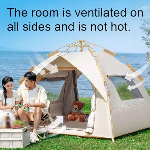 Carpa de camping automática con doble puerta y ventana miniatura 6
