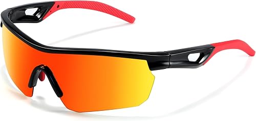 Vcarsian Kids Sunglasses Polarized Youth Baseball Softball Cycling Sports Sun Glasses Boys Girls