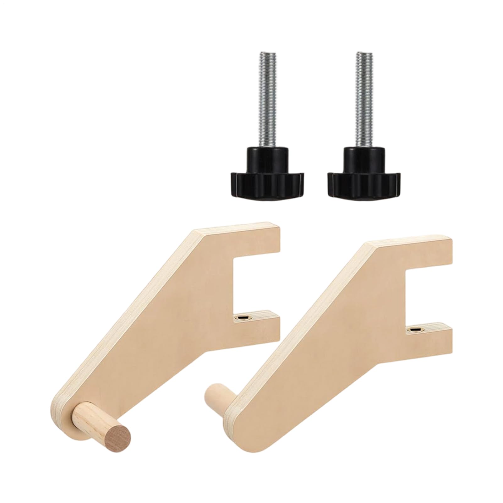 Paper Roll Holder, 1 Pair of Wooden Easels for Crafts, Drawing Paper Holder for Children and Adults in Desk and Classroom