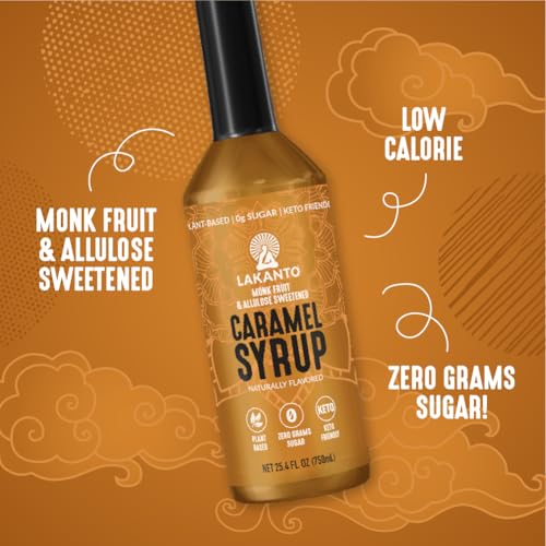 Lakanto Monk Fruit Caramel Syrup