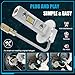 CHOPDARK H3 LED Bulb 1:1 Mini Size 6500K White EMC Fanless H3LL LED Fog Lights Plug and Play 2pcs