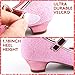 Amtidy Girls Dress Shoes Mary Jane Wedding Party Shoes Glitter Bridesmaids Princess Heels Shoes Pink Size 3.5 (Toddler/Little Kid/Big Kid)