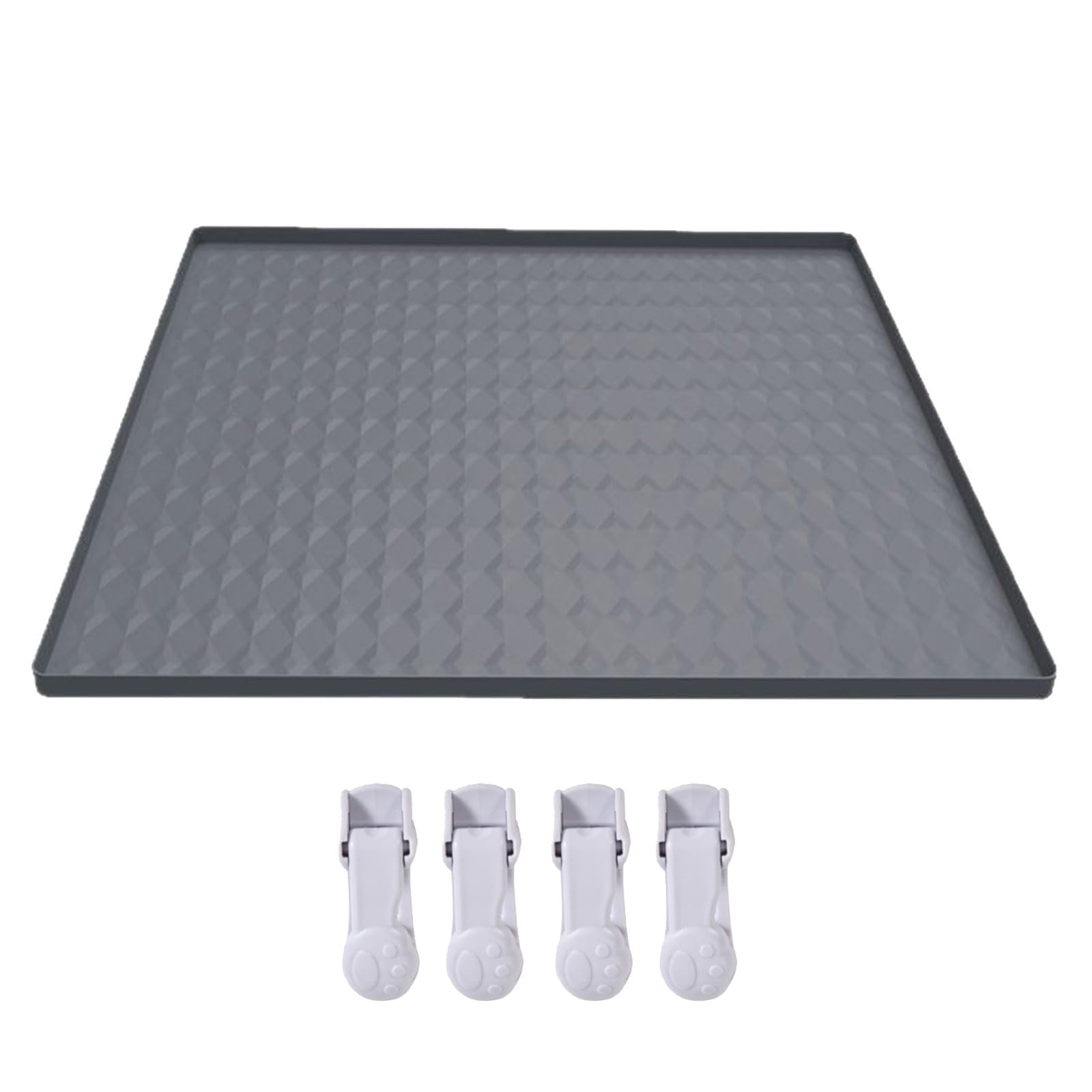 Tapis hygiénique en silicone avec clip d'ancrage pour chiot et chien